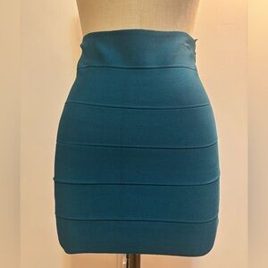 Herve Leger High Waisted Bandage Skirt - S